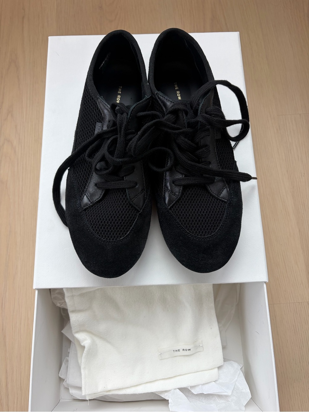The Row Bonnie Sneaker - Black
